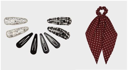 Accesorios de pelo pinzas