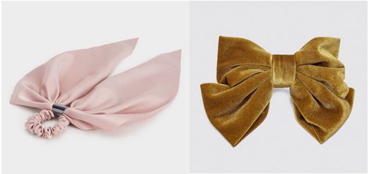 Gomas de pelo con lazo