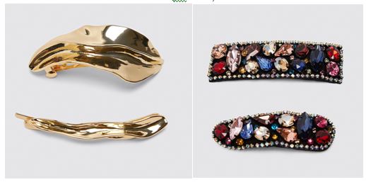 horquillas con piedras